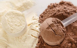 scoops of protein